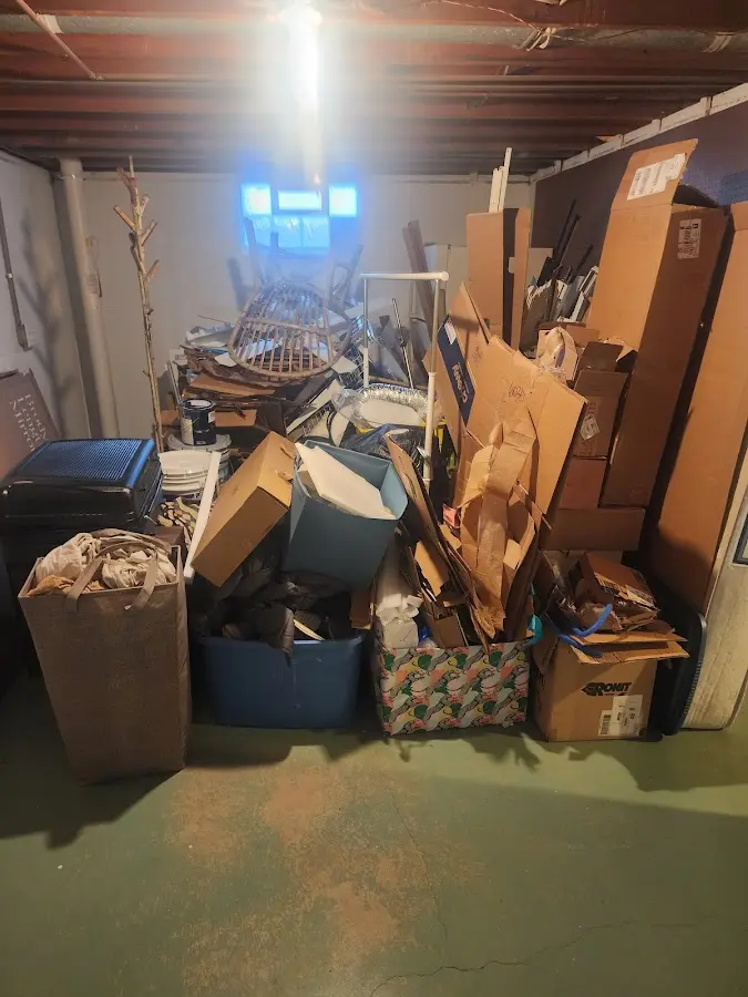 Roll-off dumpster container at job site for Yard Waste Dumpster Rental in Anacortes